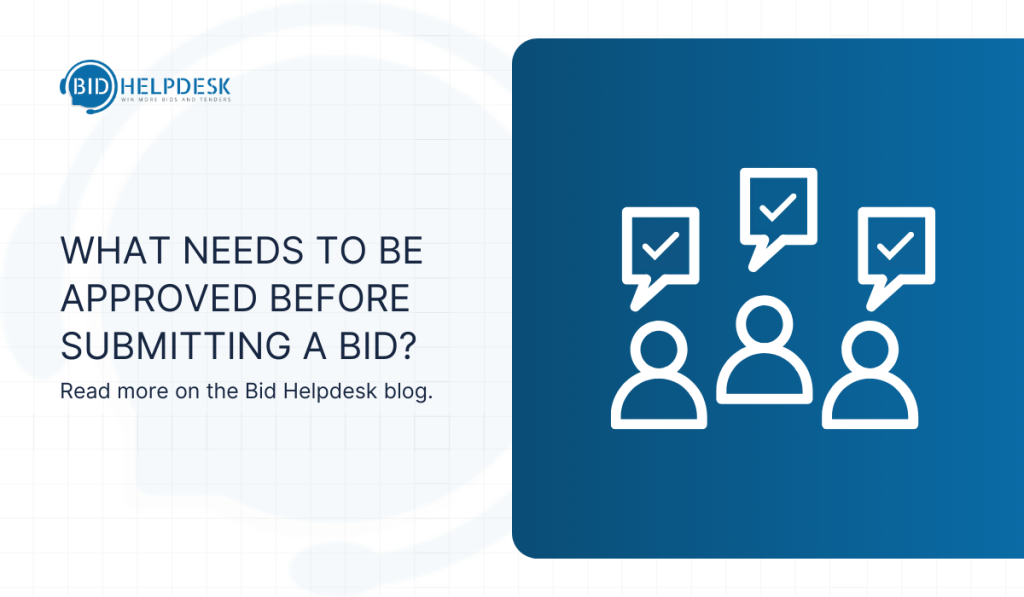 What Needs to be Approved Before Submitting a Bid or Tender Response?